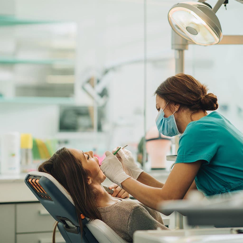 A welcoming Brampton Smiles operatory designed to make emergency patients comfortable